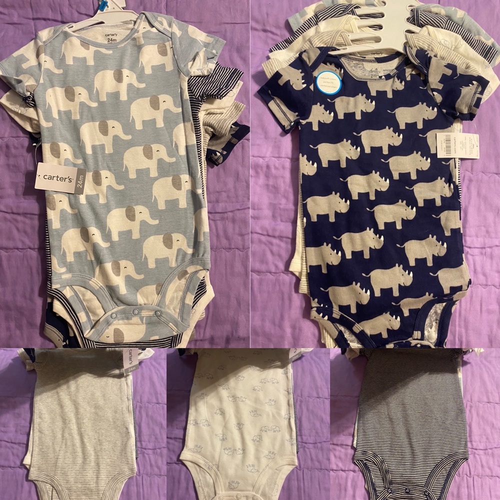 NWT Carters Bodysuits